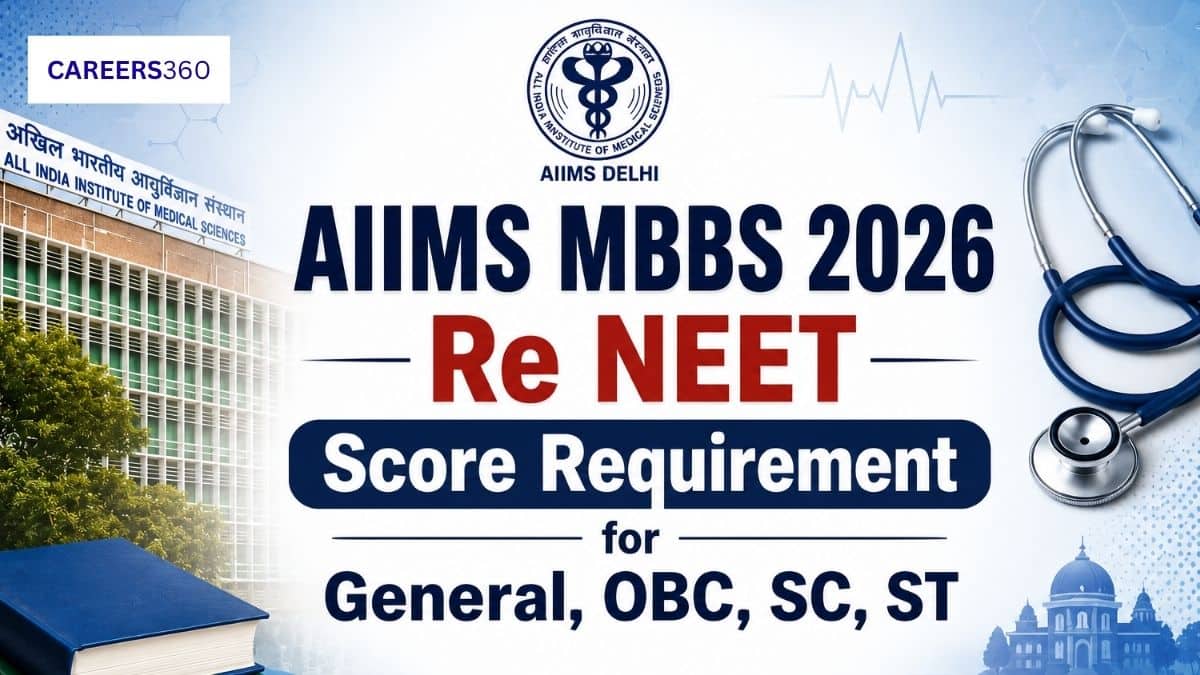 AIIMS MBBS 2026 Re NEET Score Requirement for General, OBC, SC, ST